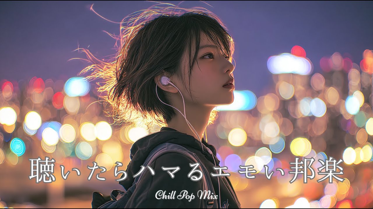 【邦楽 playlist】夜に聴きたい♪聴いたらハマるエモいチルポップ｜女性ボーカル｜チルタイム／リラックス／ストレス解消／作業用BGM／エモい曲