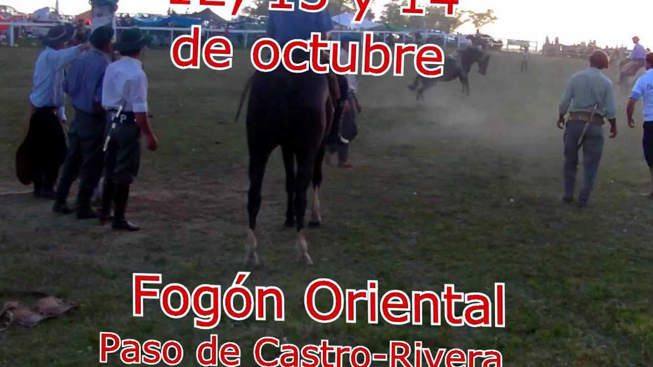 Fog&oacute;n Oriental 12, 13 y 14 de octubre. Paso de Castro - Rivera