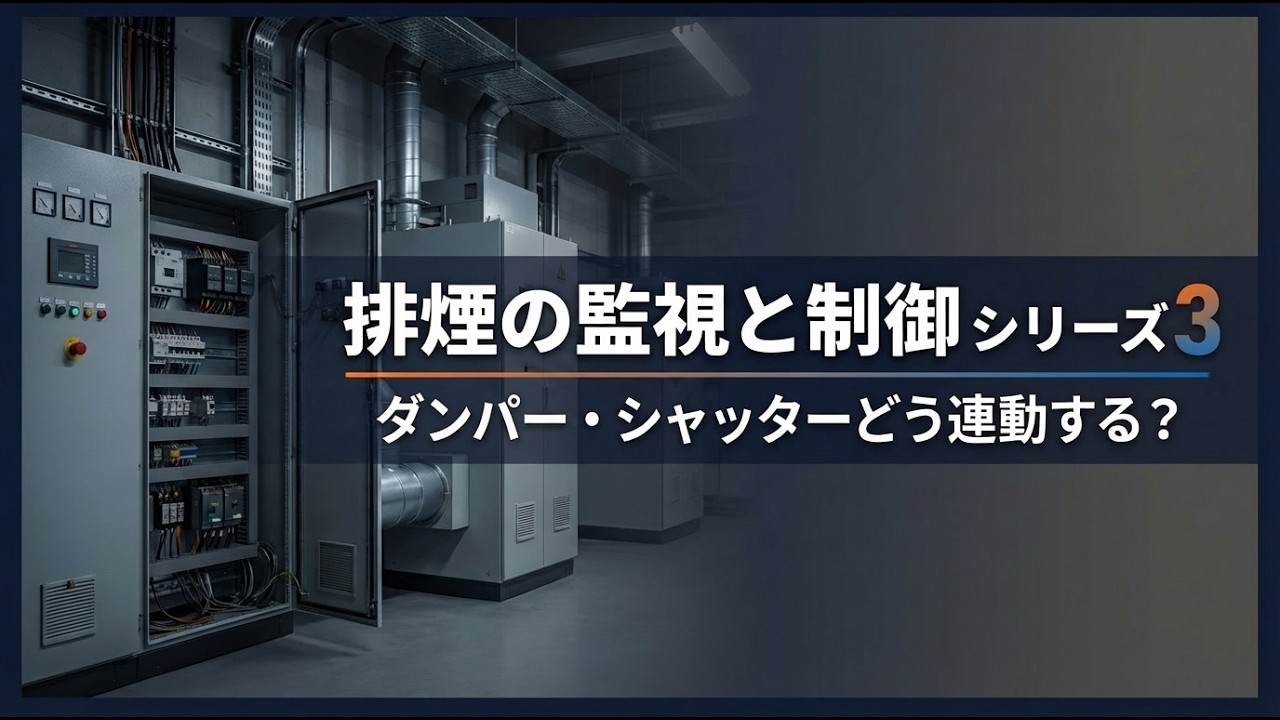 【排煙設備】なぜ空調・換気を止める？空調・防火戸の連動ルールを徹底解説！