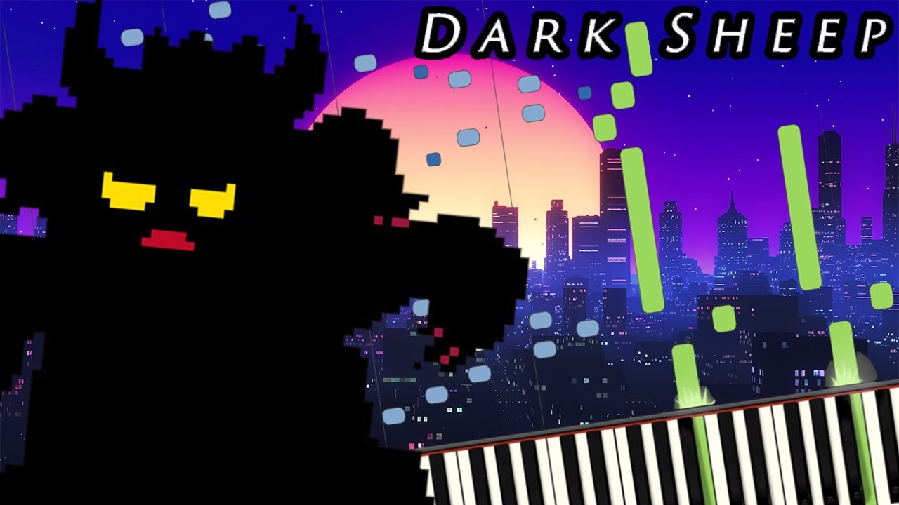 Dark Sheep - 黒魔 / Chroma (Synthesia) [Piano Tutorial]