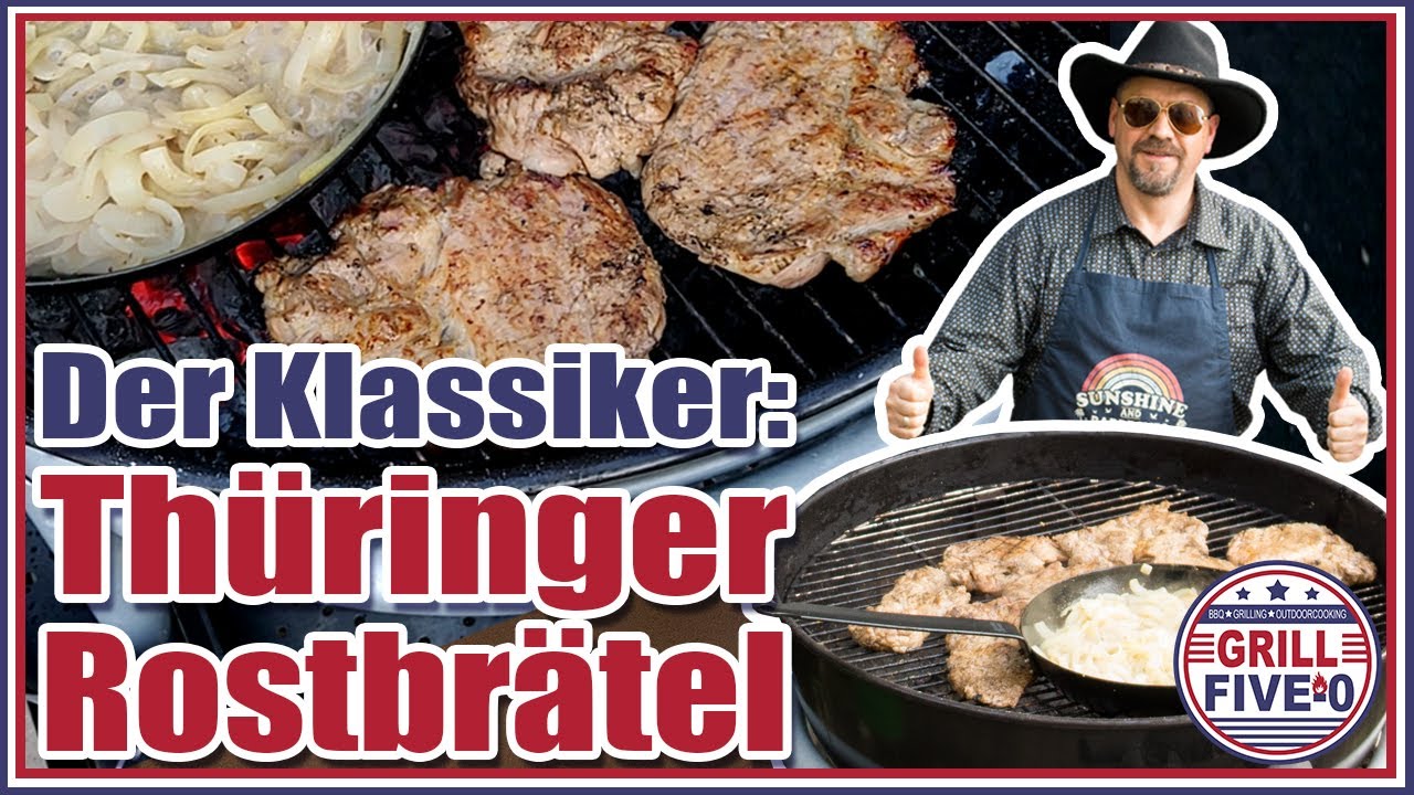 Thüringer Rostbrätel vom Holzkohlegrill | Schweinenacken einlegen | Der Klassiker! | Grill Five-0 🐷🔥