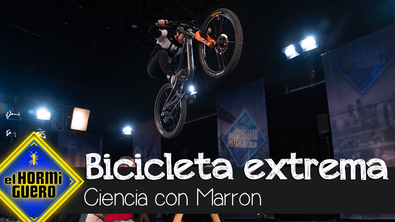 Marron sorprende con el reto más espectacular hecho con una bicicleta - El Hormiguero