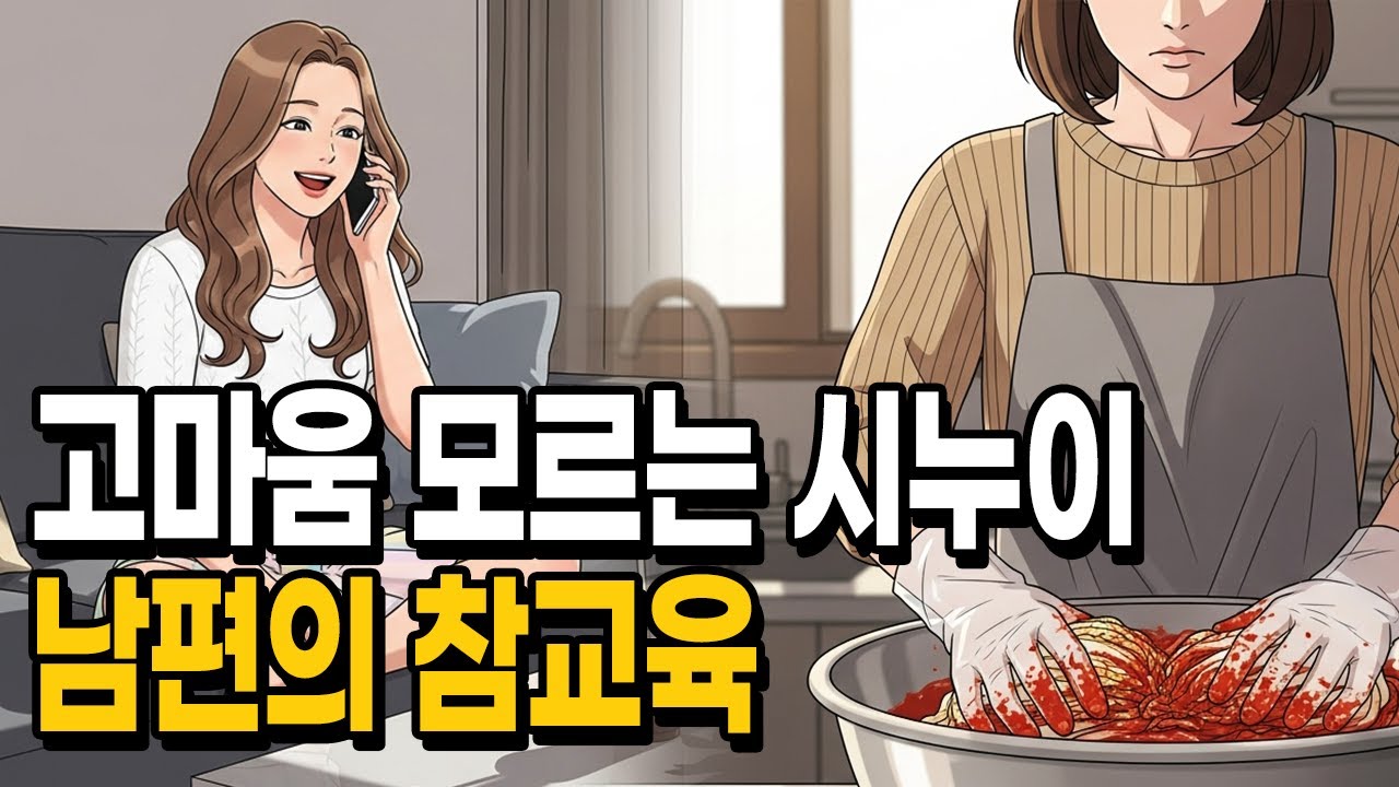김장 때마다 안 오면서 맛 지적만 하는 시누이 | SIL Complains but Never Helps