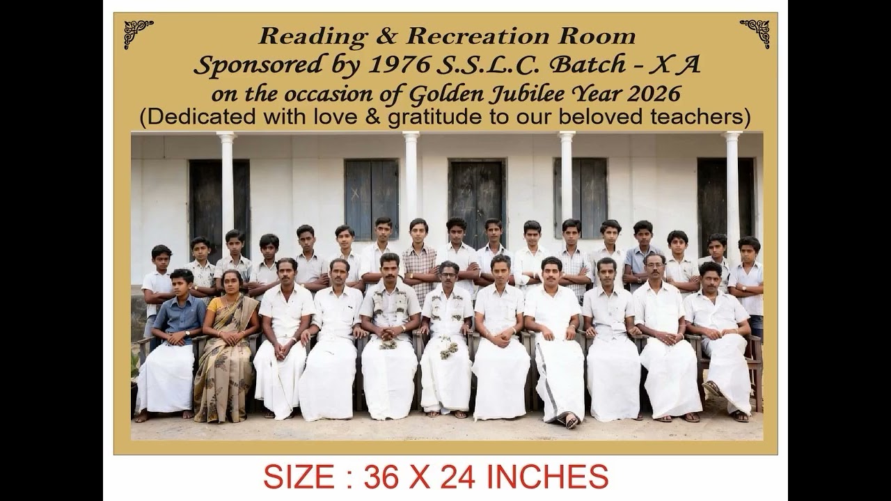 Memories of SSLC BATCH 1976,MBHSS CHENNITHALA 