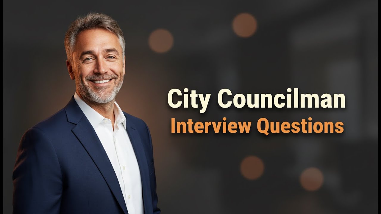 Ace Your City Councilman Interview | 5 Questions & Proven Answers