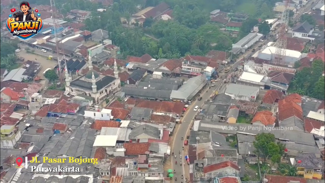 Pasar Bojong Purwakarta Landscape Drone Video #vudeodrone #landscape #purwakarta #fypシ 