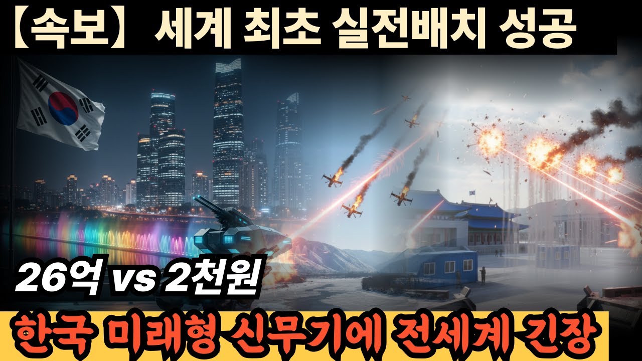 세계최초 실전배치 성공한 한국형차세대 미래형 신무기에 전세계가 긴장#해외감동사연#한국감동#한국이야기#한국자부심 #국뽕채널 #대한민국만세 #K자부심 #한국의힘 #한국기적 #한국역사