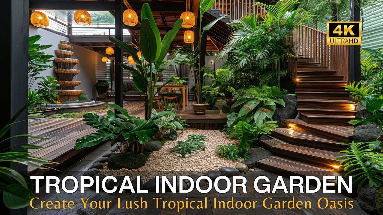 Transform Your Home: A Guide to Creating a Lush Tropical Indoor Garden Oasis