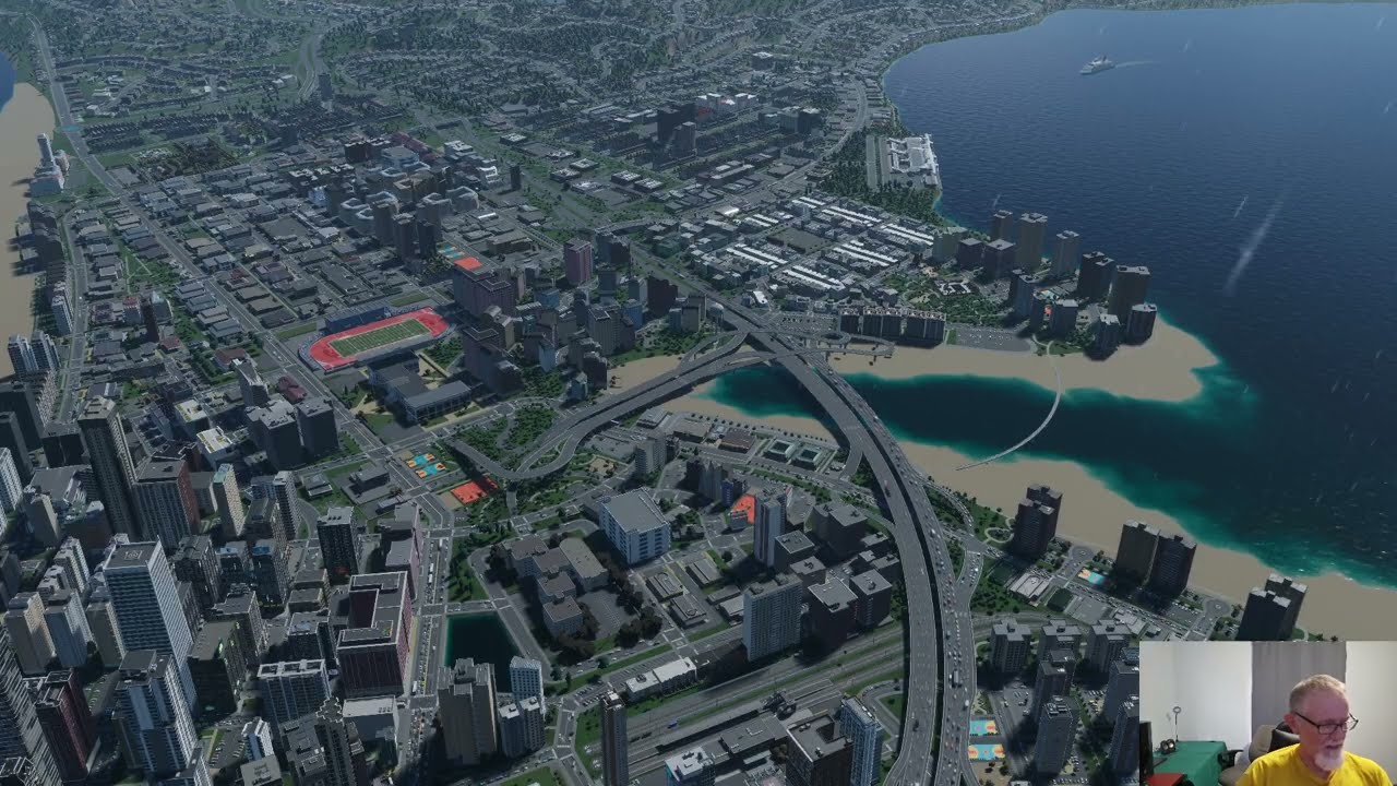 Cities Skylines 2. Updated a neglected mail system. Pointed out some new problems to solve.