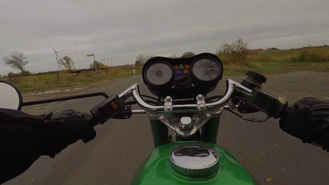 Zündapp KS175 Umbau - Testfahrt