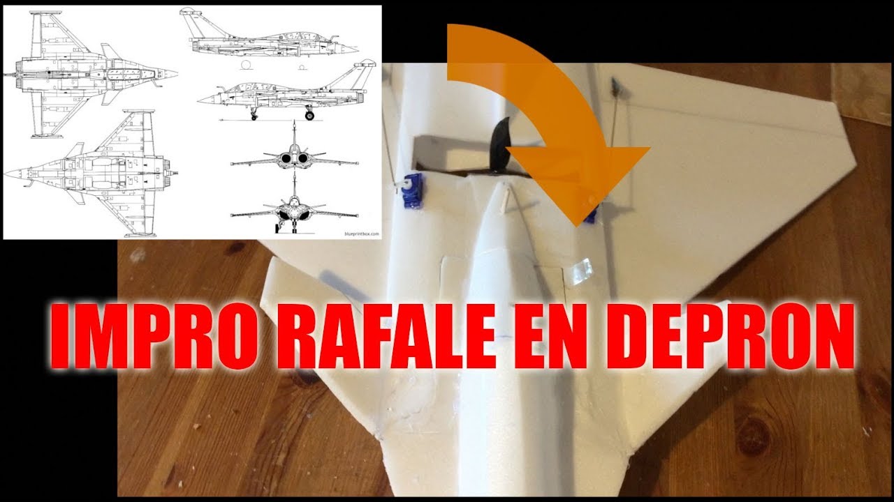 Rafale radiocommandé en impro totale