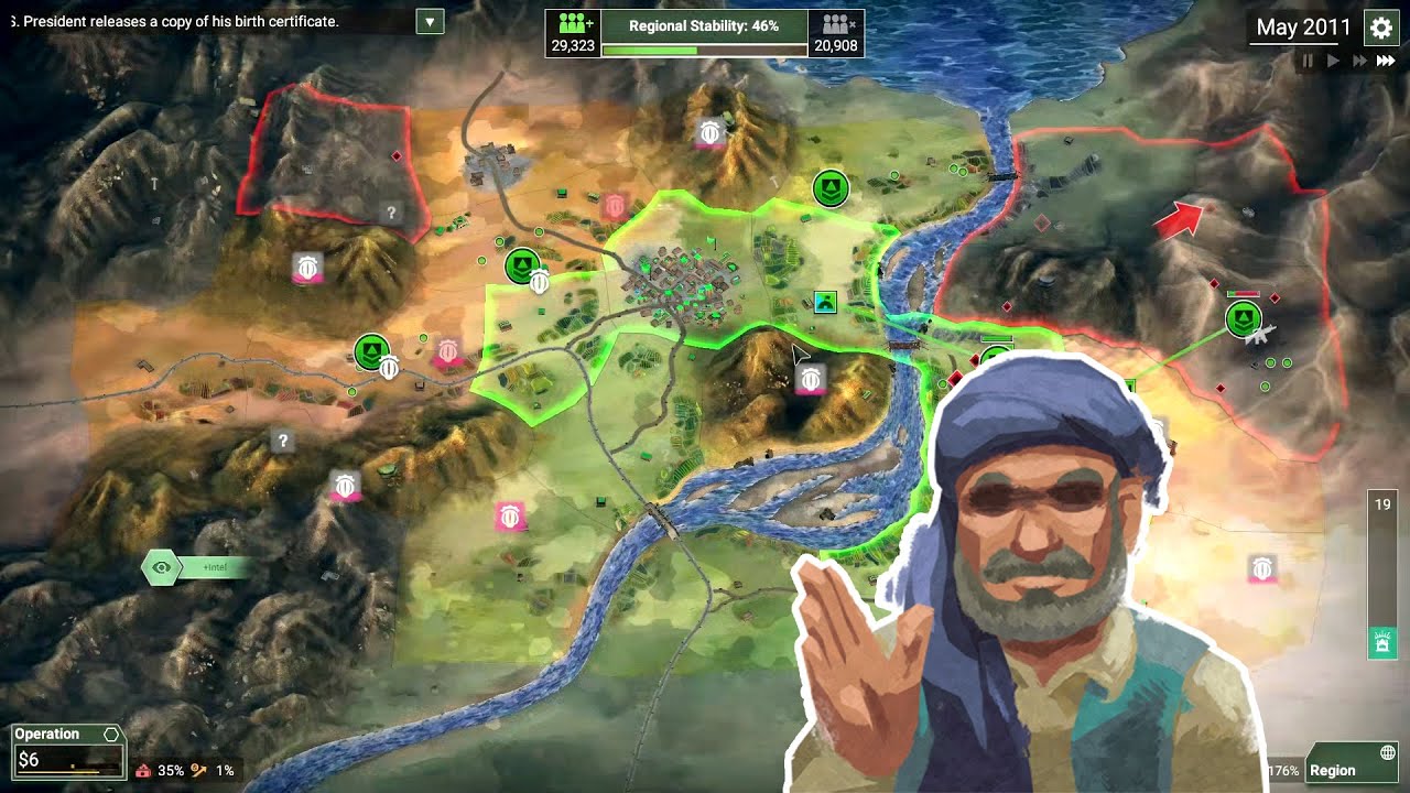 Rebel Inc Opium Trail Mega Brutal Warlord 4 Games (no advisors)