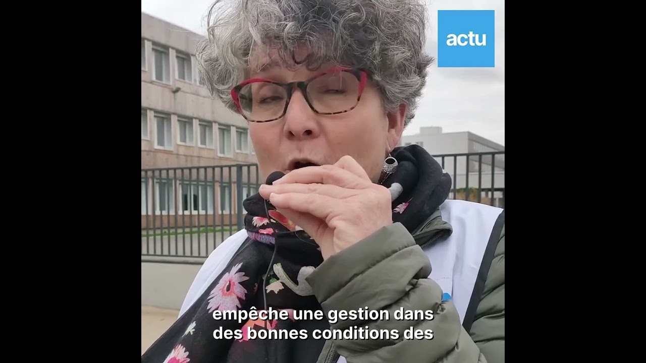 A Challans, les professeurs du collège Jacqueline Auriol étaient en grève