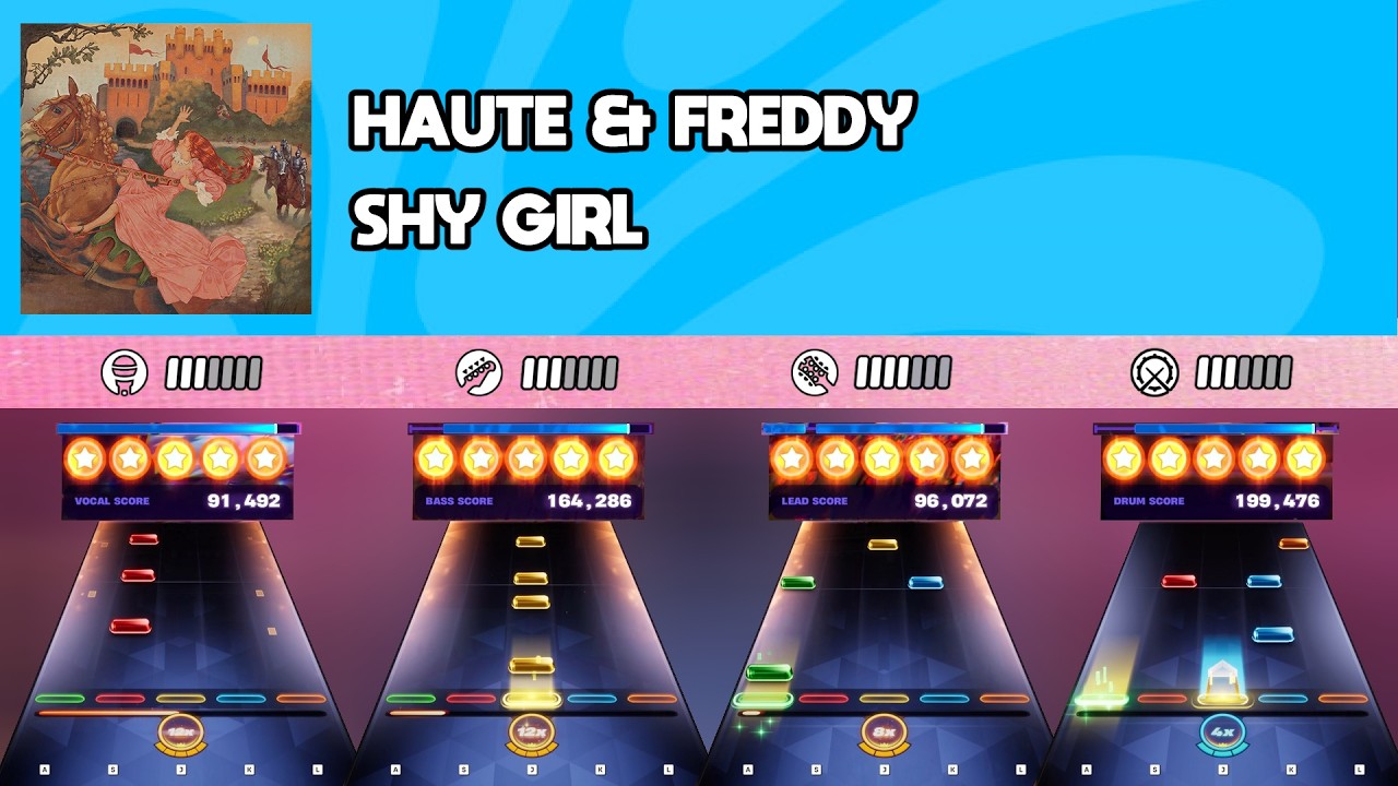 [Fortnite Festival] Haute & Freddy - Shy Girl || All Instruments Expert 100%