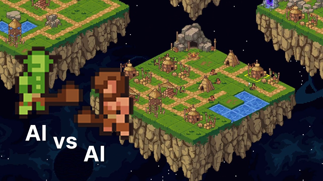 Заставил AI сражаться друг с другом в 4x-lite стратегии Empires Edge