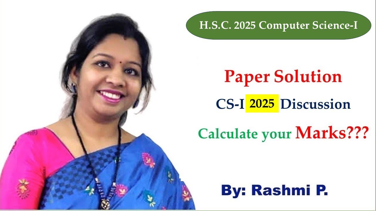HSC March 2025 || Calculate your marks ??? || CS-I 2025 || Paper Discussion || Paper solution