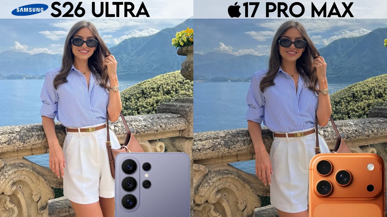 Сравнение камер Samsung S26 Ultra и iPhone 17 Pro Max: тест-драйв