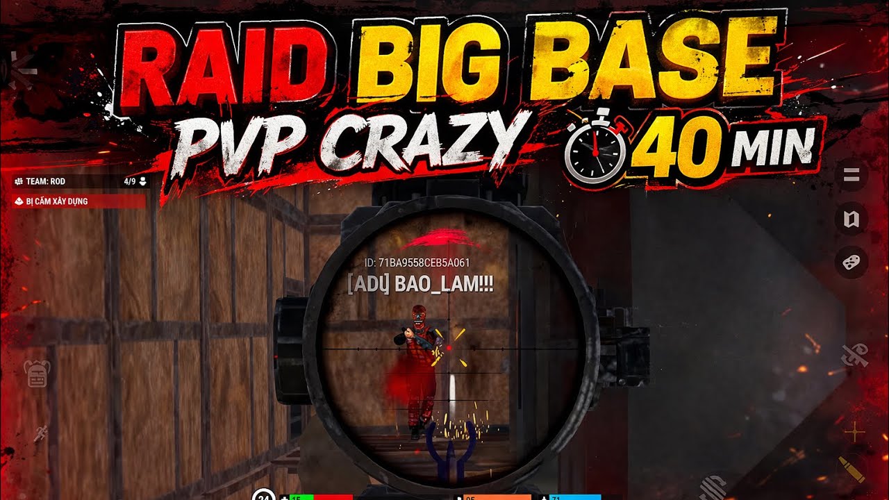 RAID BIG BASE - PVP CRAZY (40 MIN FULL ACTION)- Oxide Survival Island