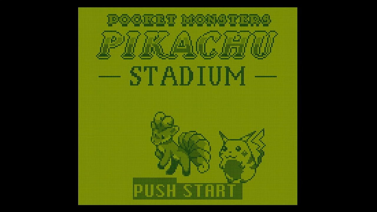Pocket Monsters Pikachu Stadium VS Mode