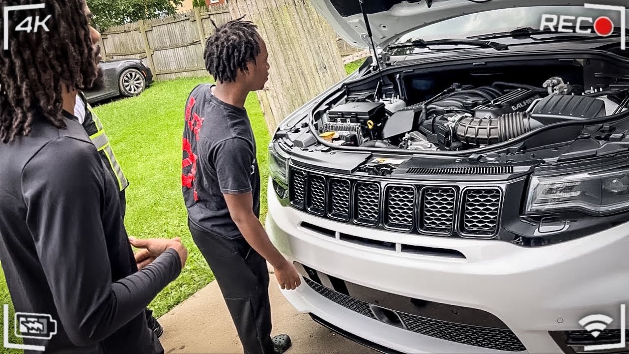 SRT Jeep Cutting Up In Traffic With 300C & Charger RT GONE WRONG!!😳