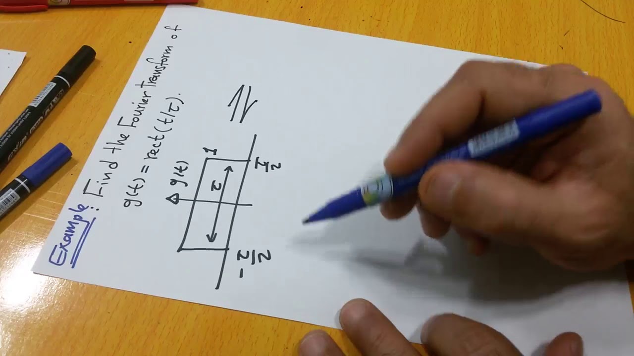 Communication systems 36: Fourier transforms of some useful functions تحويل فورير لأهم ألاشارات