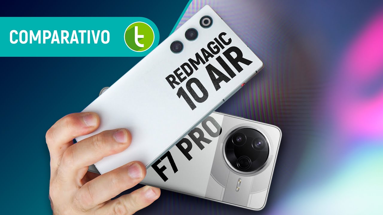 POCO F7 PRO vs REDMAGIC 10 AIR: CELULAR GAMER consegue SUPERAR XIAOMI? | Comparativo