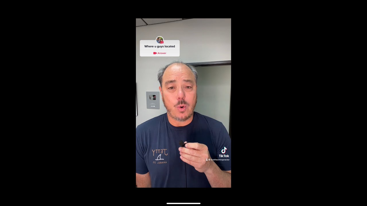 Where are you located Dr. Ace Thayer @SoCalChiropractic