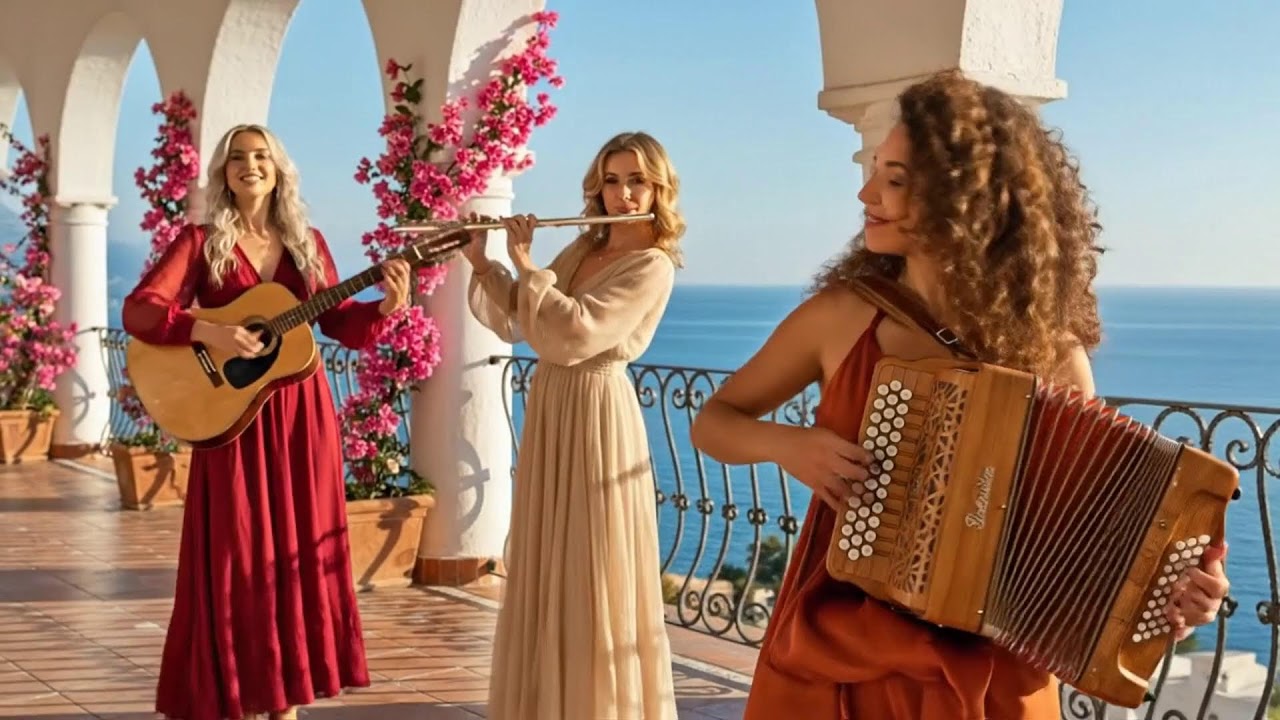 Saffron Skies and Flamenco | Cinematic Flamenco Guitar, Sax, Accordion & Flute