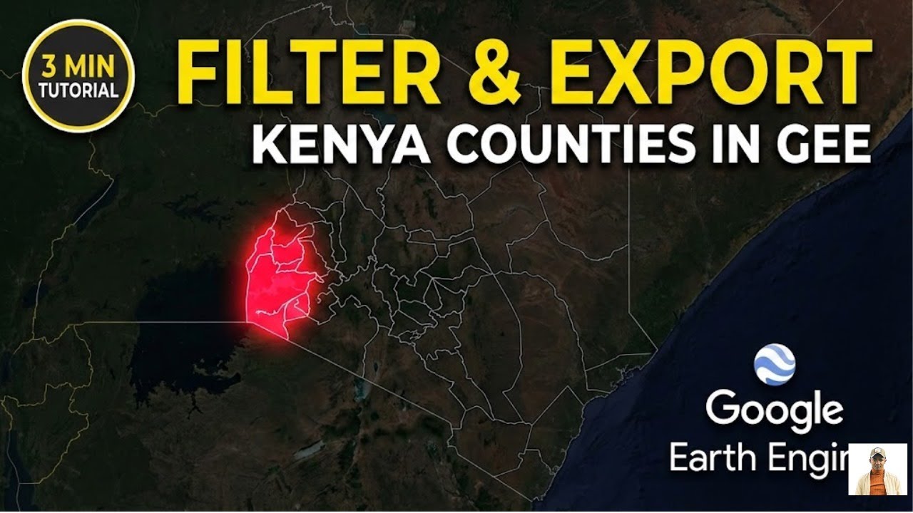 Learn how to filter and export BUSIA County from a FeatureCollection in Google Earth Engine!