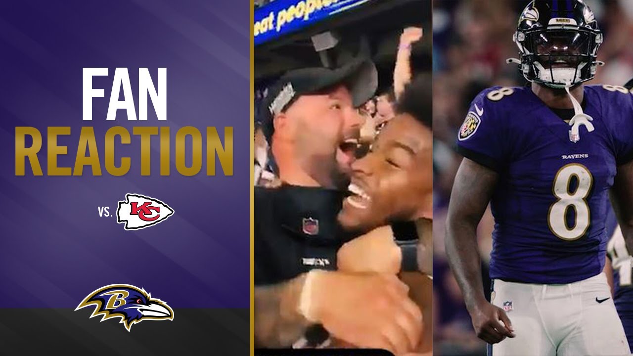 Watch M&T Bank Stadium Erupt After Ravens Beat Chiefs | Baltimore Ravens