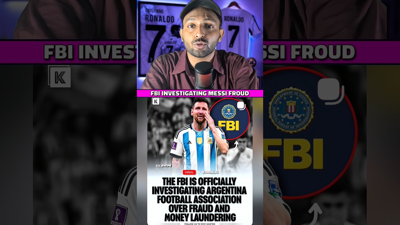 FBI INVESTIGATING MESSI AND  ARGENTINA FOOTBALL ASSOCIATION! 😱