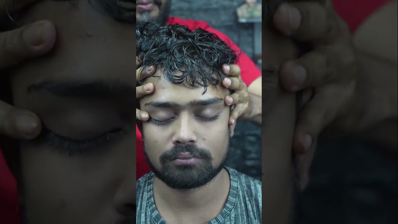 Ultimate Indian Head Massage & Ear Massage for Deep Sleep #shorts