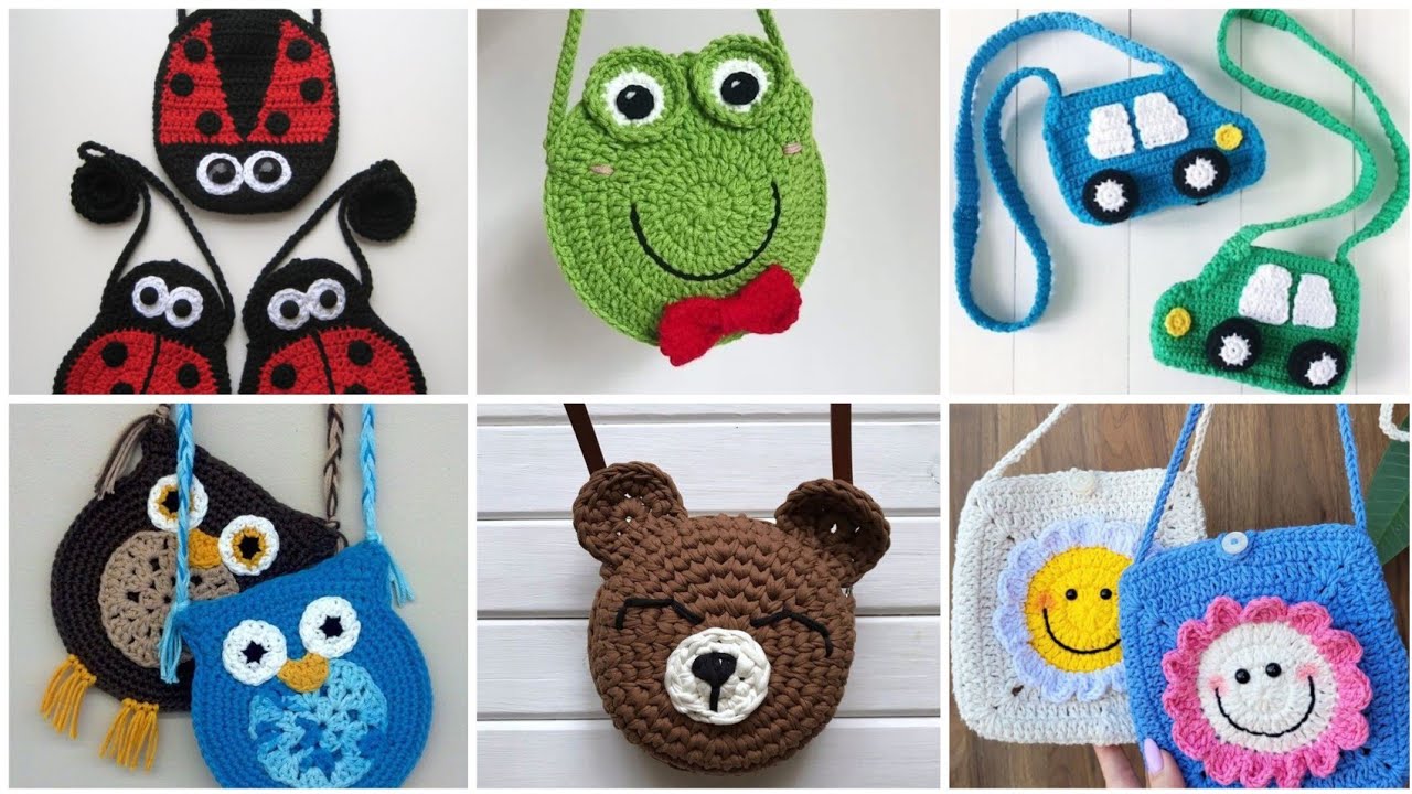 How to make cute crochet bag for beginners | cute crochet purse for little girls