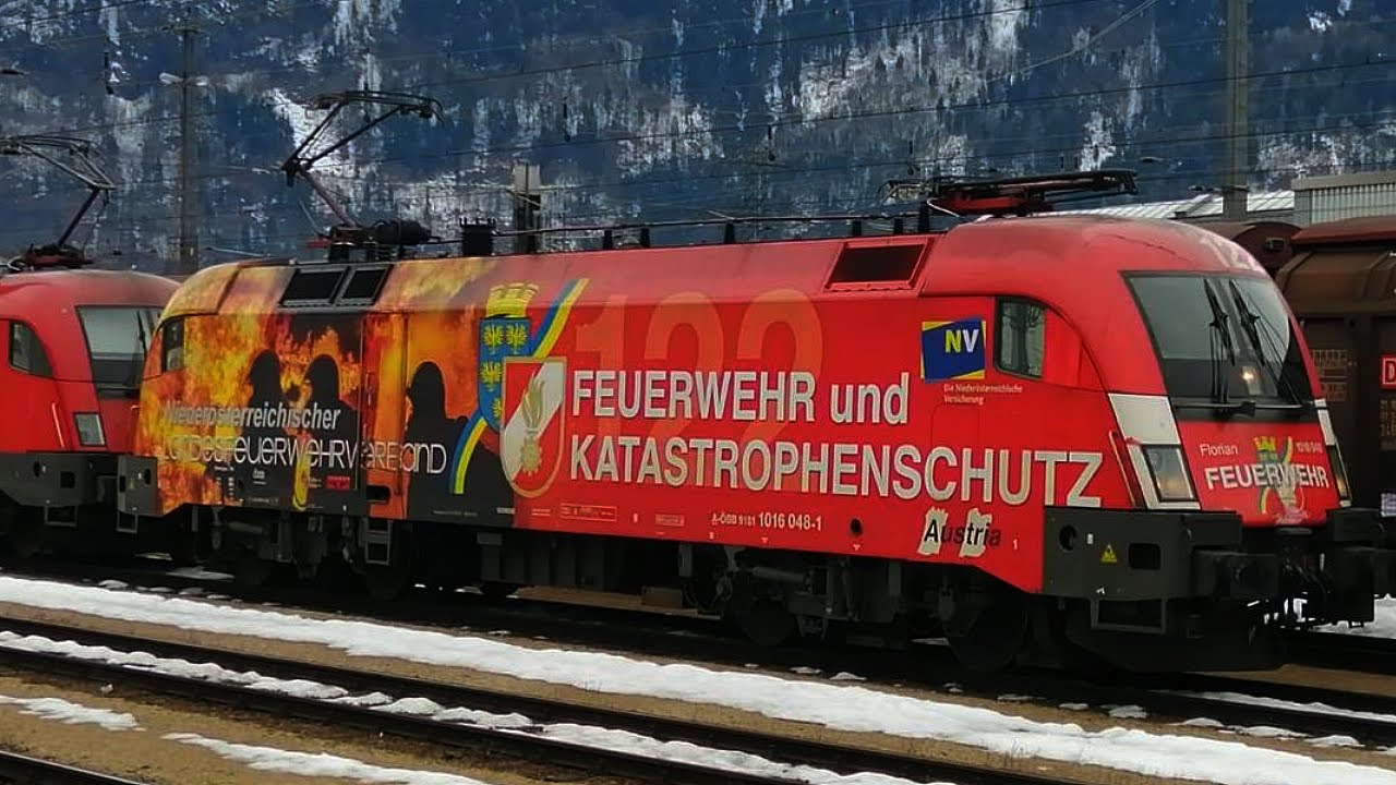 ÖBB Bahnhof Bludenz: Railjet's, 3 Güterzüge mit Doppeltraktion Tauri inkl. Klima🍃 und Feuerwehrlok🔥