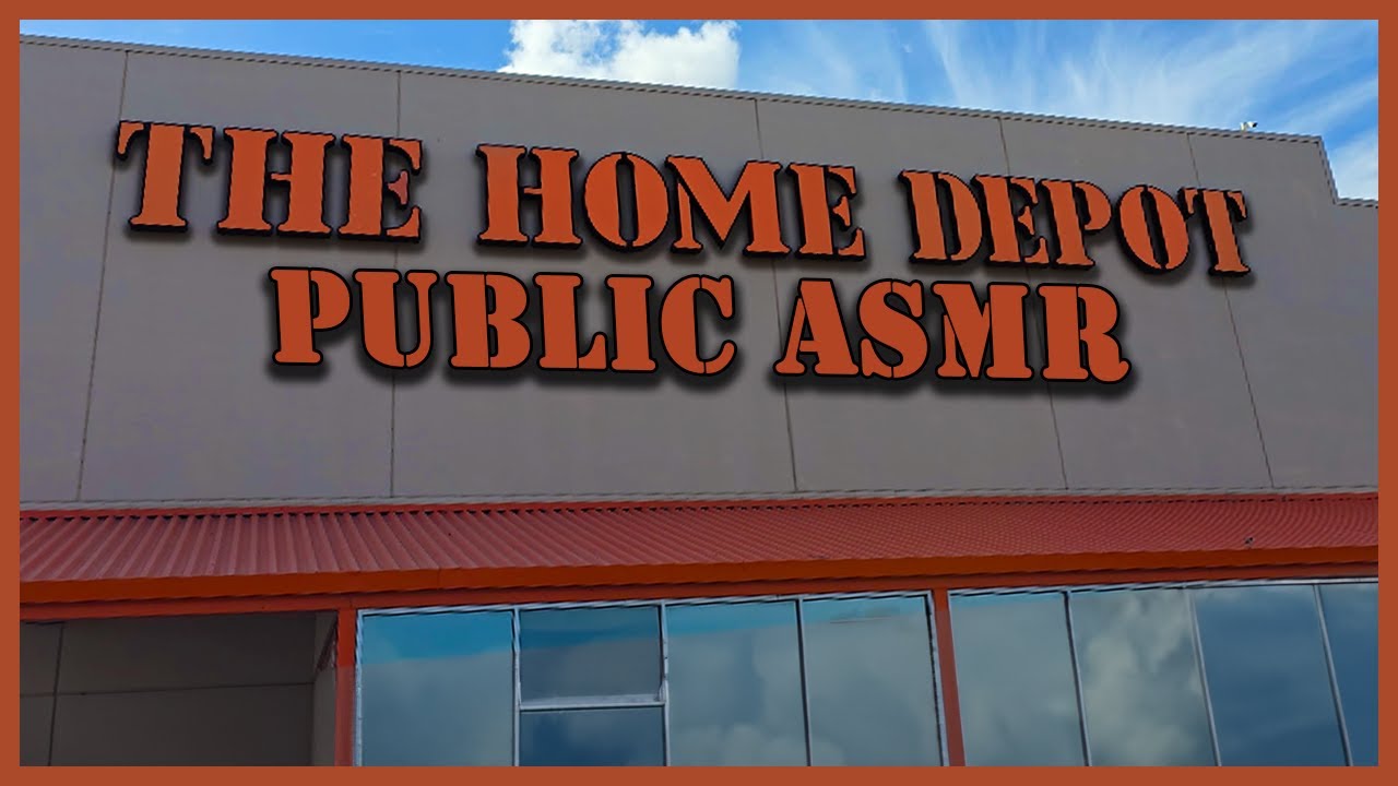 Public ASMR At The Home Depot | Tapping, Scratching, Crinkle Sounds and More!