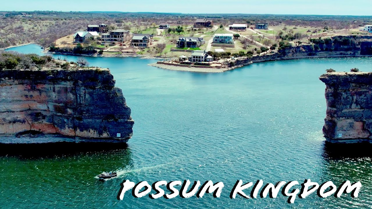Possum Kingdom Lake - by drone [4K]