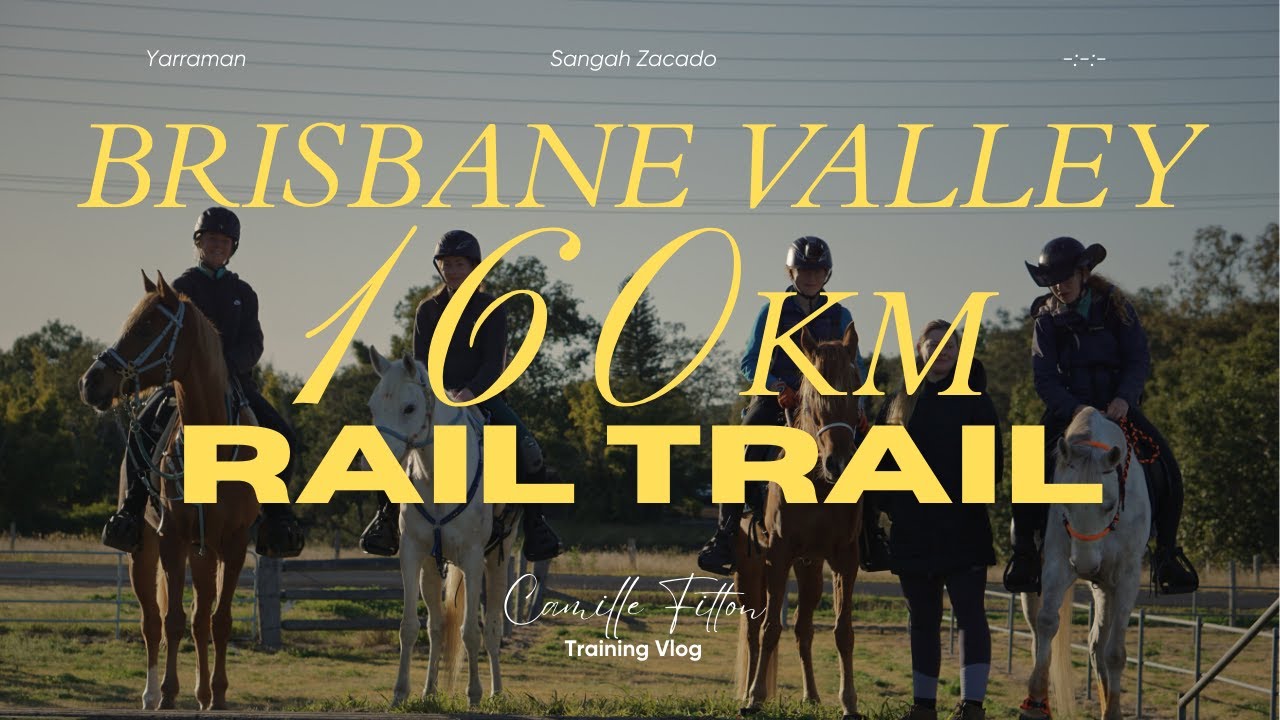 RIDING MY HORSE 150KM | Brisbane Valley Rail Trail