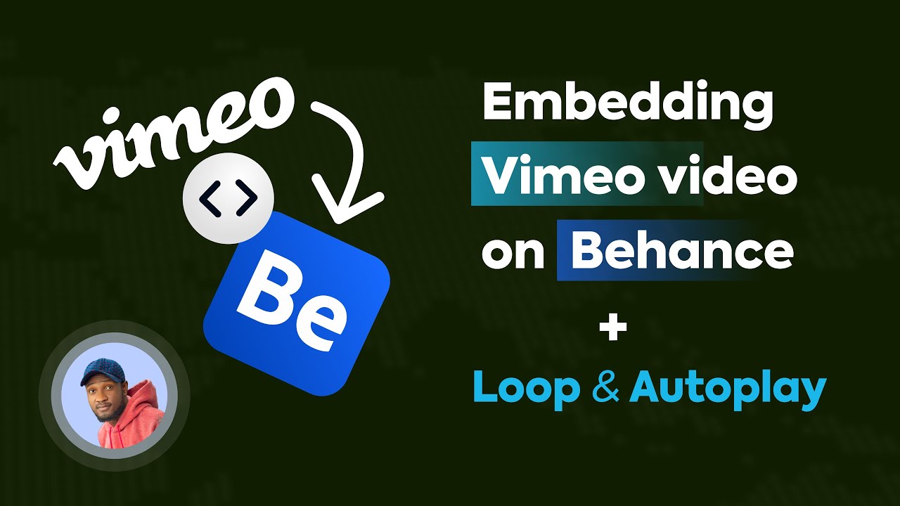 How to embed a Vimeo video on Behance - Loop + autoplay