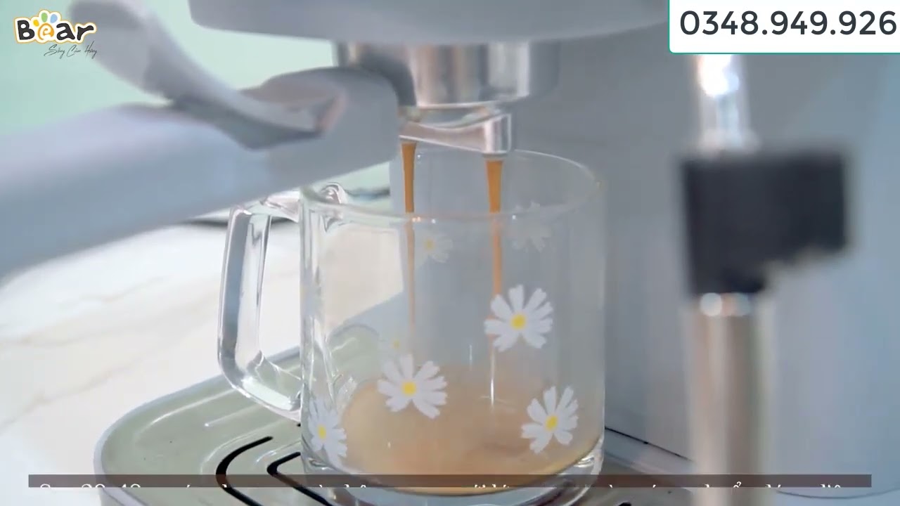 HDSD máy pha cafe Bear (CF-B15V1) chi tiết từ A - Z