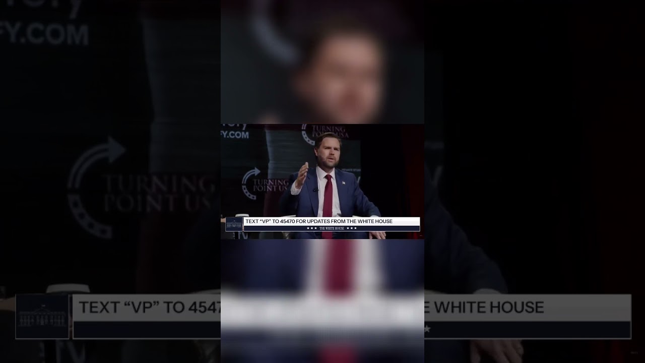 Вот Джей Ди Вэнс отвечает на выкрикивание реплик.