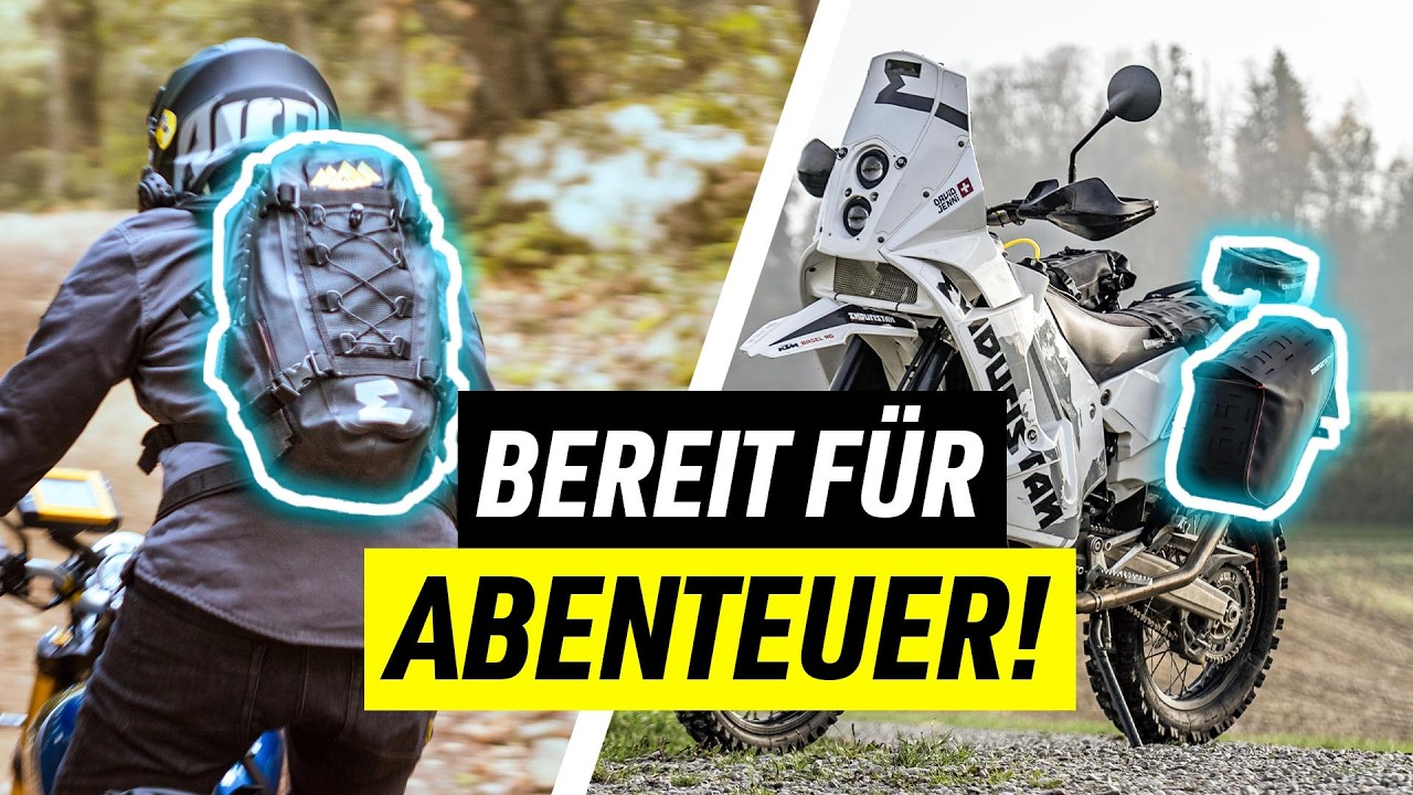 Das BESTE Gepäck für die Motorradreise!