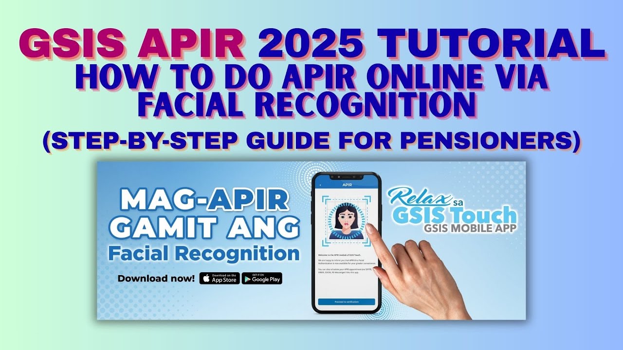 GSIS APIR Tutorial | How to Do APIR Online via Facial Recognition | Step-by-Step Guide for Pensioner