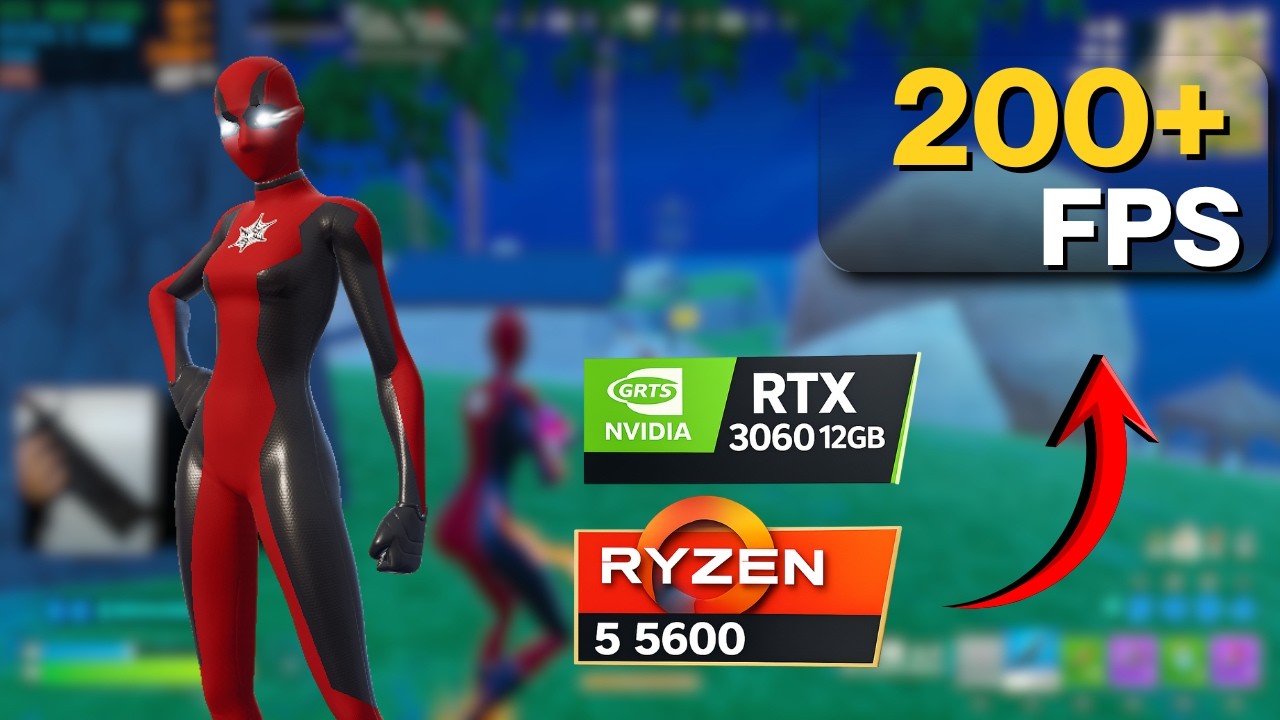 Fortnite – 200+ FPS with RTX 3060 12GB + Ryzen 5 5600 (Still Worth It?)