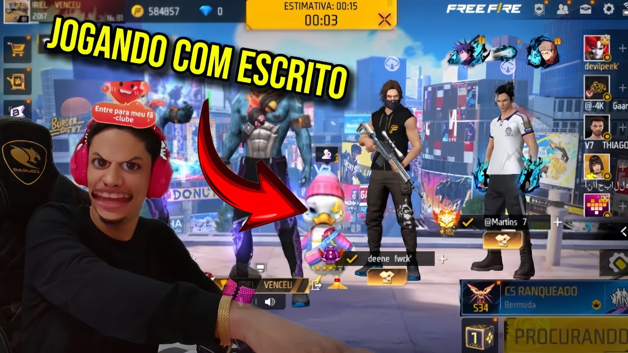 URIEL JOGOU COM INSCRITOS E DEU RUIM 😱