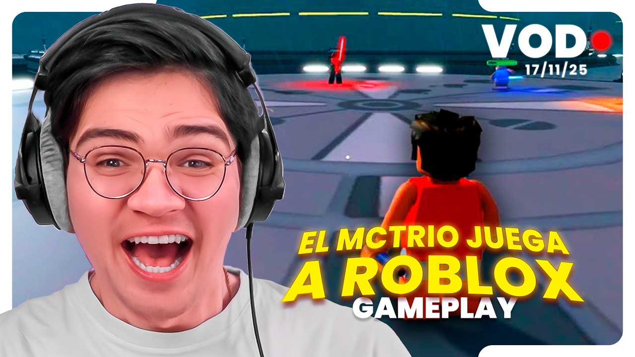 EL MCTRIO JUEGA ROBLOX 😂