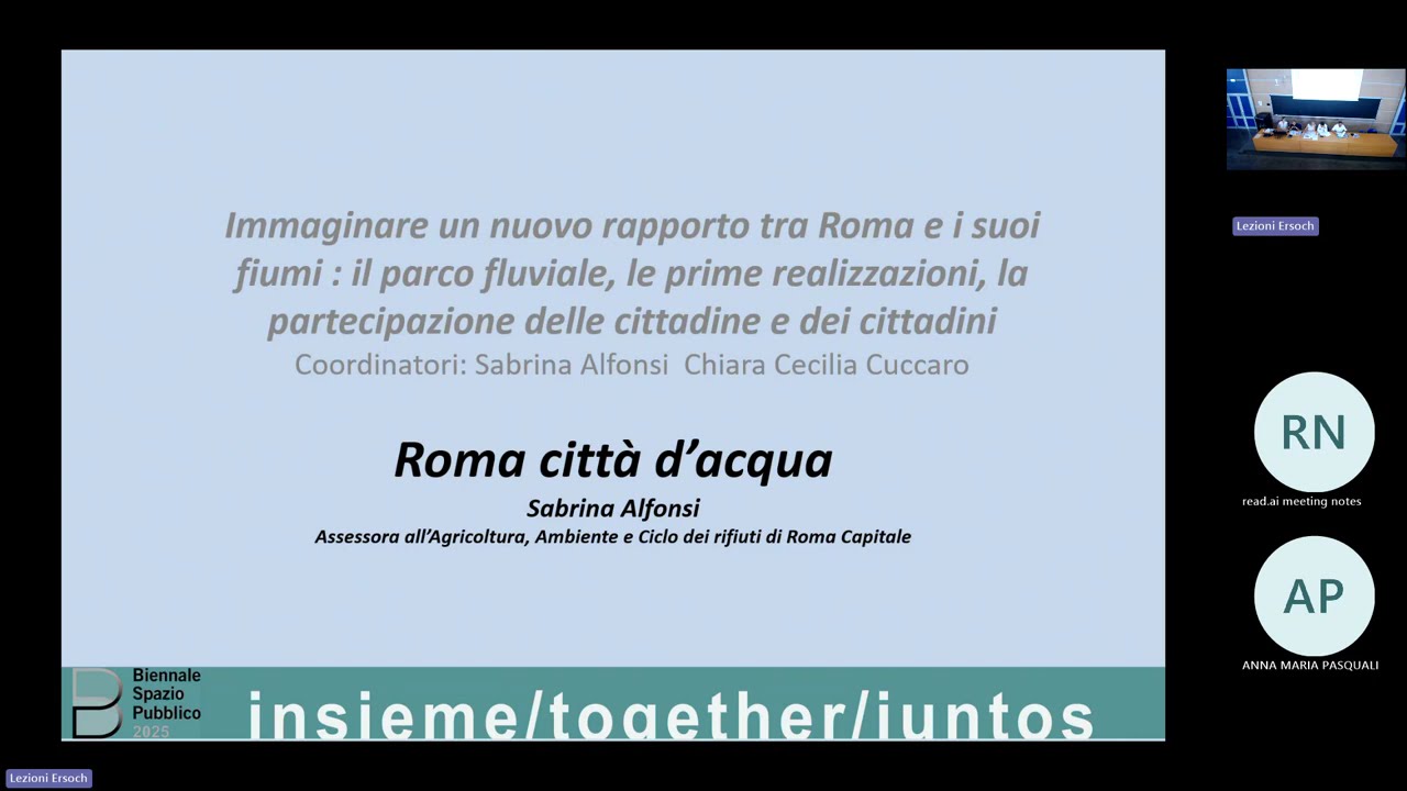 BISP2025 - Immaginare un nuovo rapporto tra Roma e i suoi fiumi - 1 parte_ 20250919