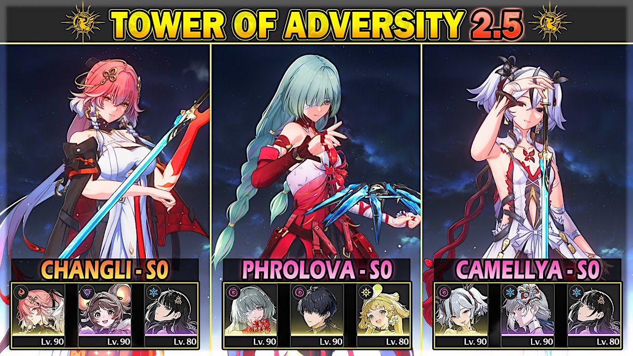 F2P Phrolova, Changli, Camellya | 30 Crest Tower of Adversity 2.5 | Wuthering Waves