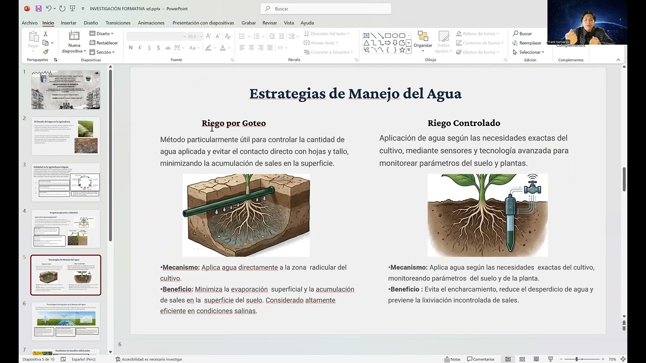 IF 2025 II Manejo del agua en la agricultura irrigada