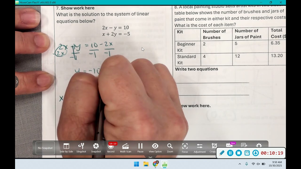 CWHS - Algebra 1 - Systems Review