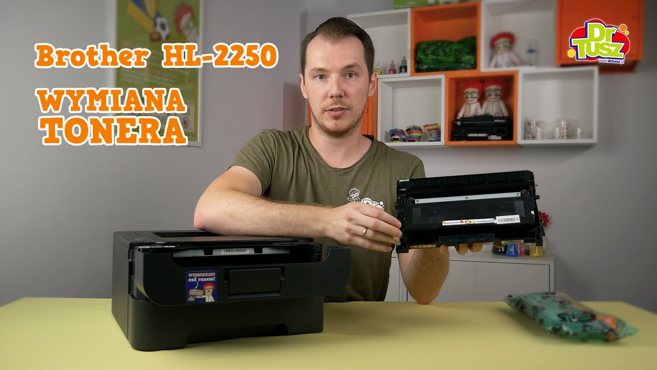 Jak wymienić toner w drukarce Brother HL-2250? | DrTusz.pl